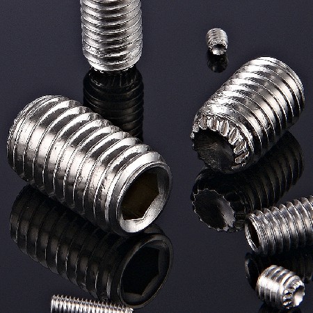 滚花凹端紧定螺丝