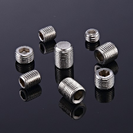 304不锈钢内六角细牙平端紧定螺丝